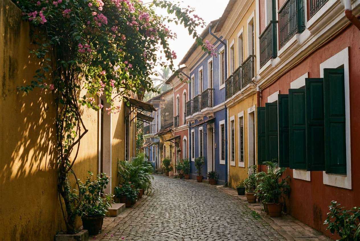 Walking Through Goa's Portuguese Past: Fontainhas, Churches and Old Villages